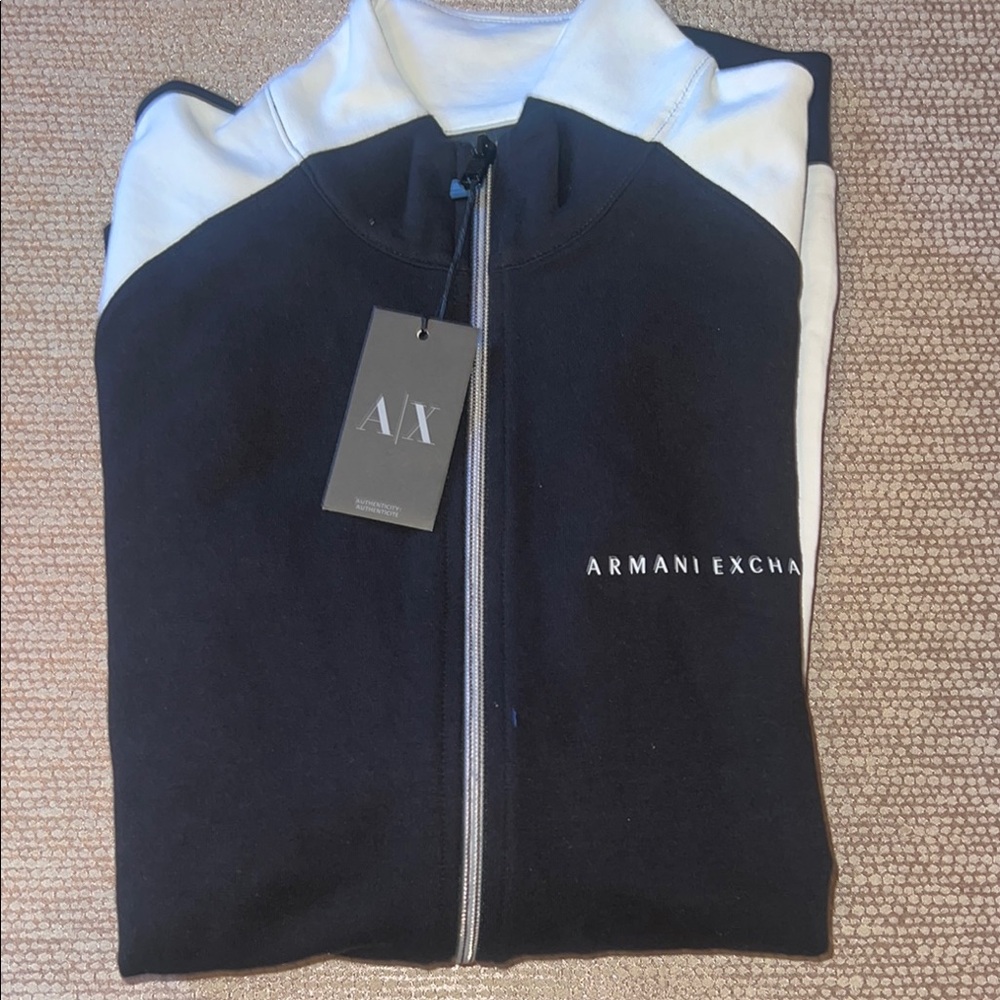 Armani Exchange Black and White Jacket